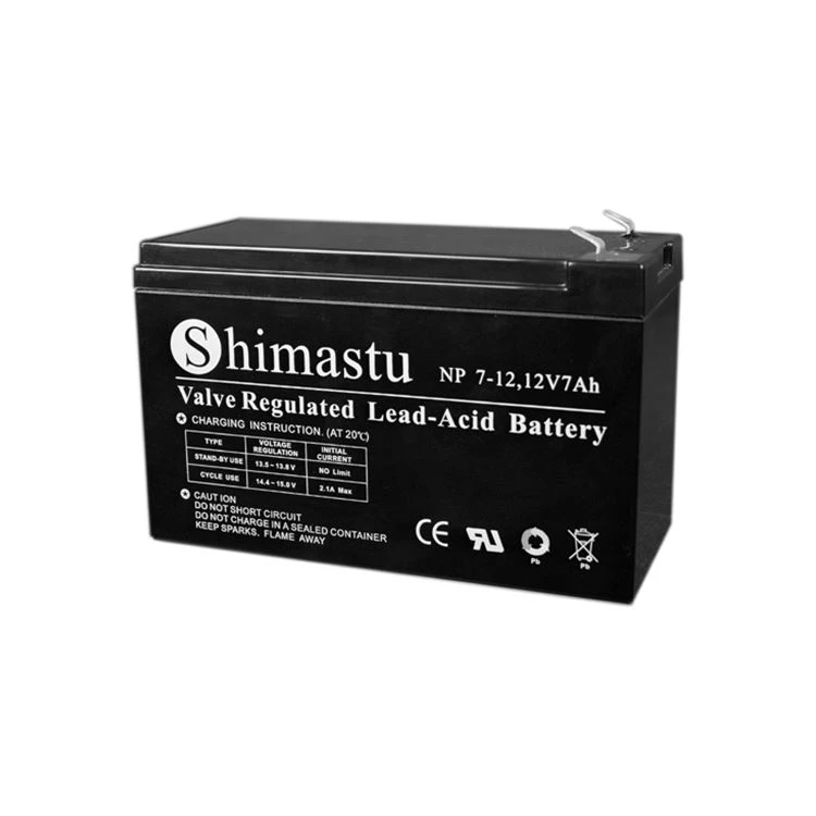 Comhla Battery Aigéad Luaidhe Rialáilte 12V 7AH