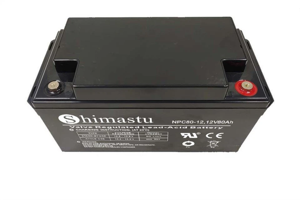 Ceallraí Rothaíochta Deep 12V 80Ah